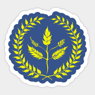 Fenerbahce leaf Sticker